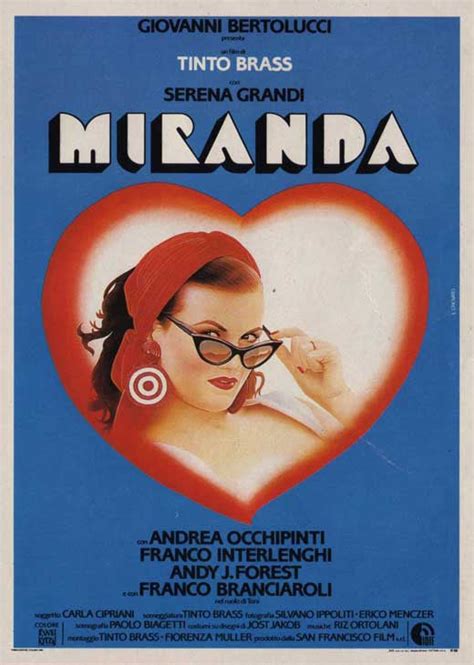 movie by tinto brass|TINTO BRASS' MIRANDA (UNCUT) Argent Films Ltd..